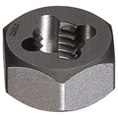 ‎3/8-18 NPT 0660 Carbon Steel Hexagon Rethreading Die - Taper Pipe - Exact Tooling