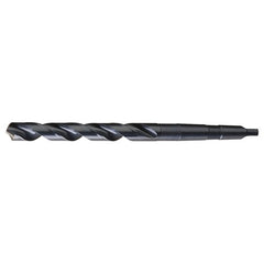 ‎1-3/4 RHS / RHC HSS 118 Degree Radial Point Taper Shank Taper Length Drill - Steam Oxide - Exact Tooling