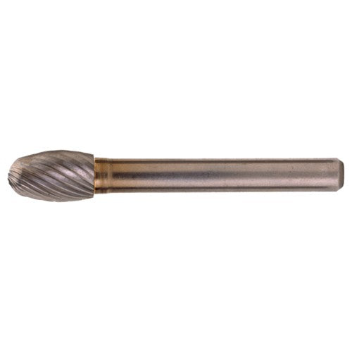 SE-6 Standard Cut Solid Carbide Bur-Egg Shape - Exact Tooling