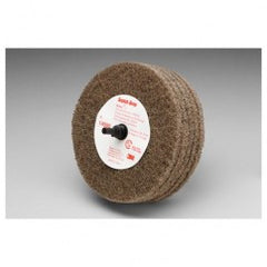 ‎Scotch-Brite Roloc+ Cut and Polish Disc D5 C5-ZR A/O Medium 4 in × 1-1/4 in - Exact Tooling