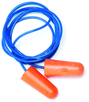 Earplugs NRR 31 dB Rating; 100 pr. Disposable / Corded - Exact Tooling
