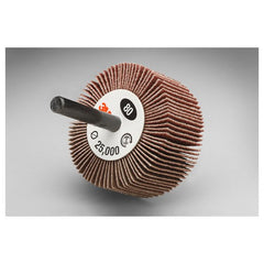 3M Flap Wheel 244D Type 83 2″ × 1″ × 1/4″ 80 X-weight - Exact Tooling