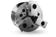 Auto Strong 3-jaw draw down power chuck - Part # DR-06 - Exact Tooling