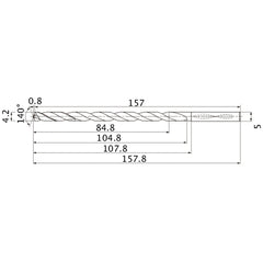 MNS0420X20DB CARB DRILL