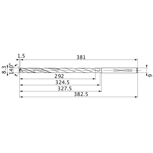 MVS0830X35S090 CARB DRILL