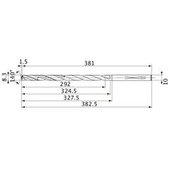 MVS0830X35S100 CARB DRILL