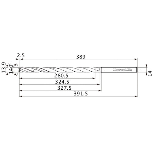MVS1390X20S140 CARB DRILL