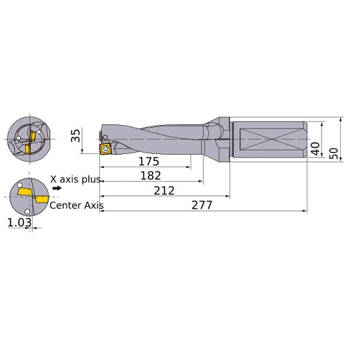 MVX3500X5F40 INDX DRILL