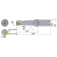 MVX4000X2F40 INDX DRILL