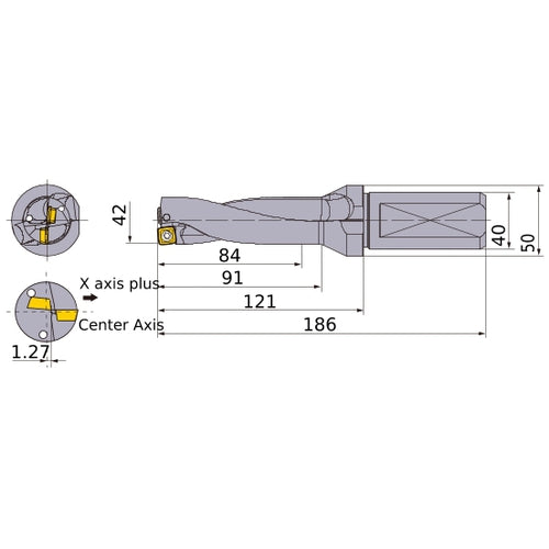 MVX4200X2F40 INDX DRILL