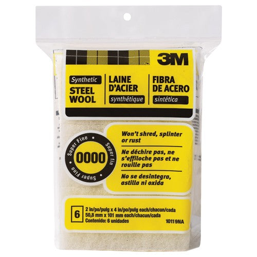 3M Synthetic Steel Wool Pad 10119NA 0000 Super Fine - Exact Tooling