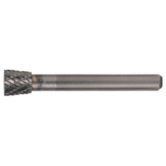 SN-51 Double Cut Solid Carbide Bur-Inverted Taper Shape - Exact Tooling