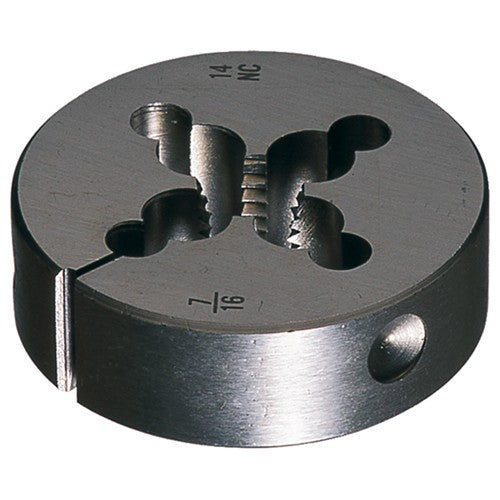 1/4–28 13/16 OD 6382 HSS Round Adjustable Die - Exact Tooling