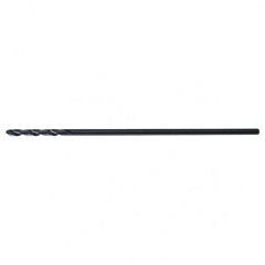 #10 RHS / RHC HSS 135 Degree Split Point 12″ Aircraft Extension Drill - Steam Oxide - Exact Tooling