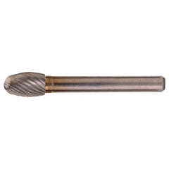SE-5 Standard Cut Solid Carbide Bur-Egg Shape - Exact Tooling
