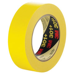 3M Performance Yellow Masking Tape 301+ 36 mm × 55 m Individually Wrapped - Exact Tooling