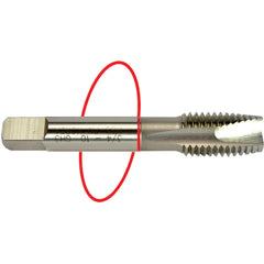 ‎5-40 Dia-H2-3 FL-Std Spiral Point Tap - Red Ring - Exact Tooling