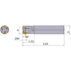 APX3000UR081SA08SB INDEXABLE ENDMIL