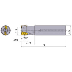 APX4000UR244SA24LB INDEXABLE ENDMIL