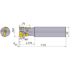 AQXUR134SA12L INDEXABLE ENDMILL
