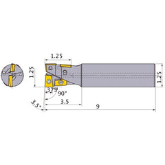 AQXUR204SA20L INDEXABLE ENDMILL