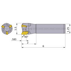 AXD4000UR243SA20SB INDEXABLE ENDMIL