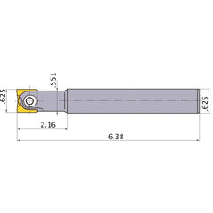 MBD050625SB INDEXABLE ENDMILL