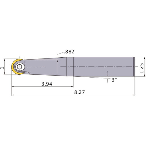 MBN101000TB INDEXABLE ENDMILL