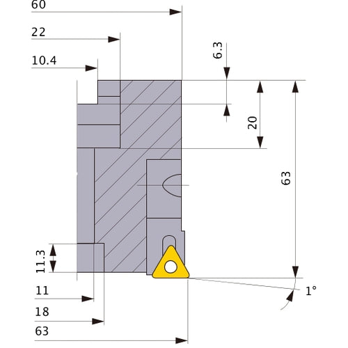 PMF06306A22R FACE MILL