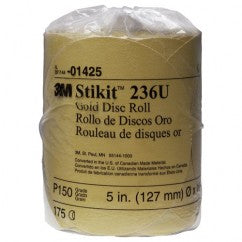 5 - P150 Grit - 236U Disc Roll - Exact Tooling