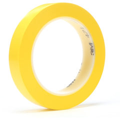 3M Vinyl Tape 471 Yellow 3/4″ × 36 yd 5.2 mil - Exact Tooling
