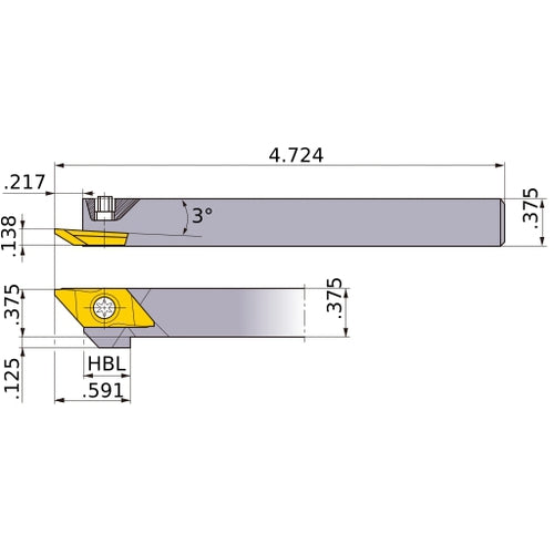 BTAHL-062 TURNING HOLDER