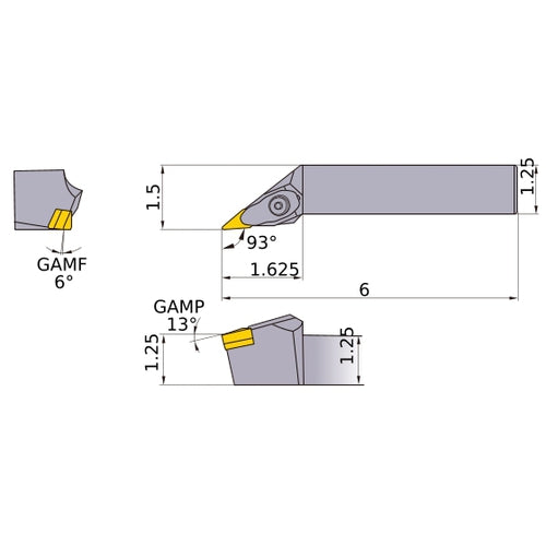 DVJNR-203 TURNING HOLDER