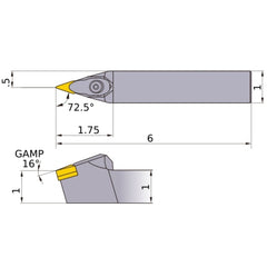DVVNN-163 TURNING HOLDER