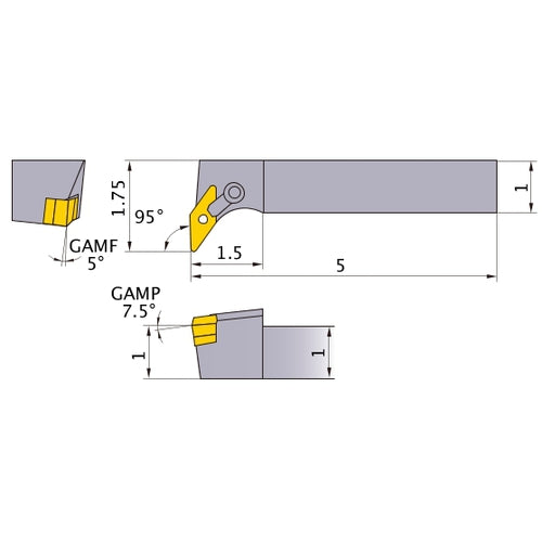 MVLNR-164C TURNING HOLDER