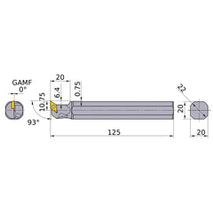 SH22K-FSDUCL11 BORING BAR