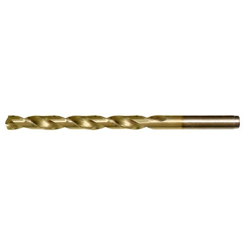 #13 RHS / RHC HSS-CO 8% (M42) 135 Degree Split Point Heavy Duty Cobalt Drill - TiN - Exact Tooling
