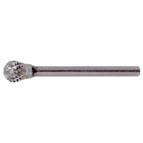 SD-14 Double Cut Solid Carbide Bur-Ball Shape - Exact Tooling