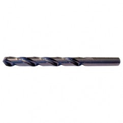 #22 RHS / RHC HSS 118 Degree Radial Point CLE-MAX Jobber Drill - Steam Oxide - Exact Tooling