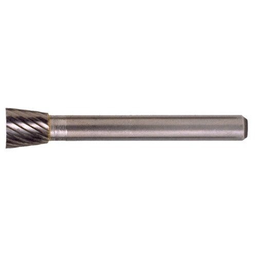 SN-51 Standard Cut Solid Carbide Bur-Inverted Taper Shape - Exact Tooling