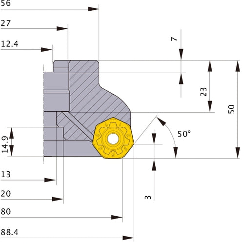 ‎AHX440S-080A10AR MILL