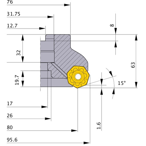 AHX475SR08008DA MILL
