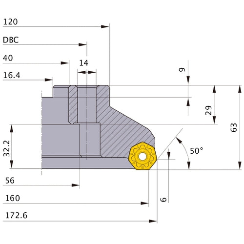 ‎AHX640S-160C07NR MILL