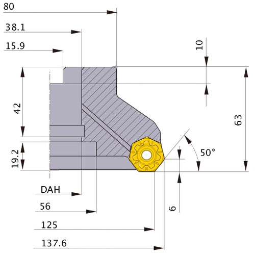 AHX640SR12506EA MILL