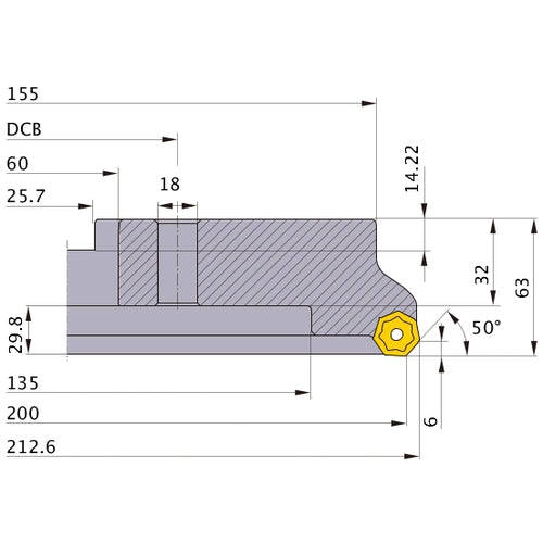 ‎AHX640W-200C28R MILL