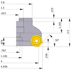 AHX640WR0410E FACE MILL