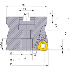 ‎AJX12-080A06R MILL