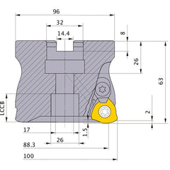 ‎AJX12-100A07R MILL