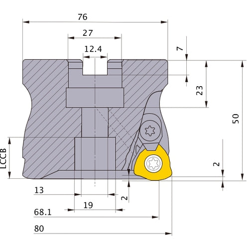 ‎AJX14-080A05R MILL