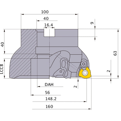 ‎AJX14-160B08R MILL